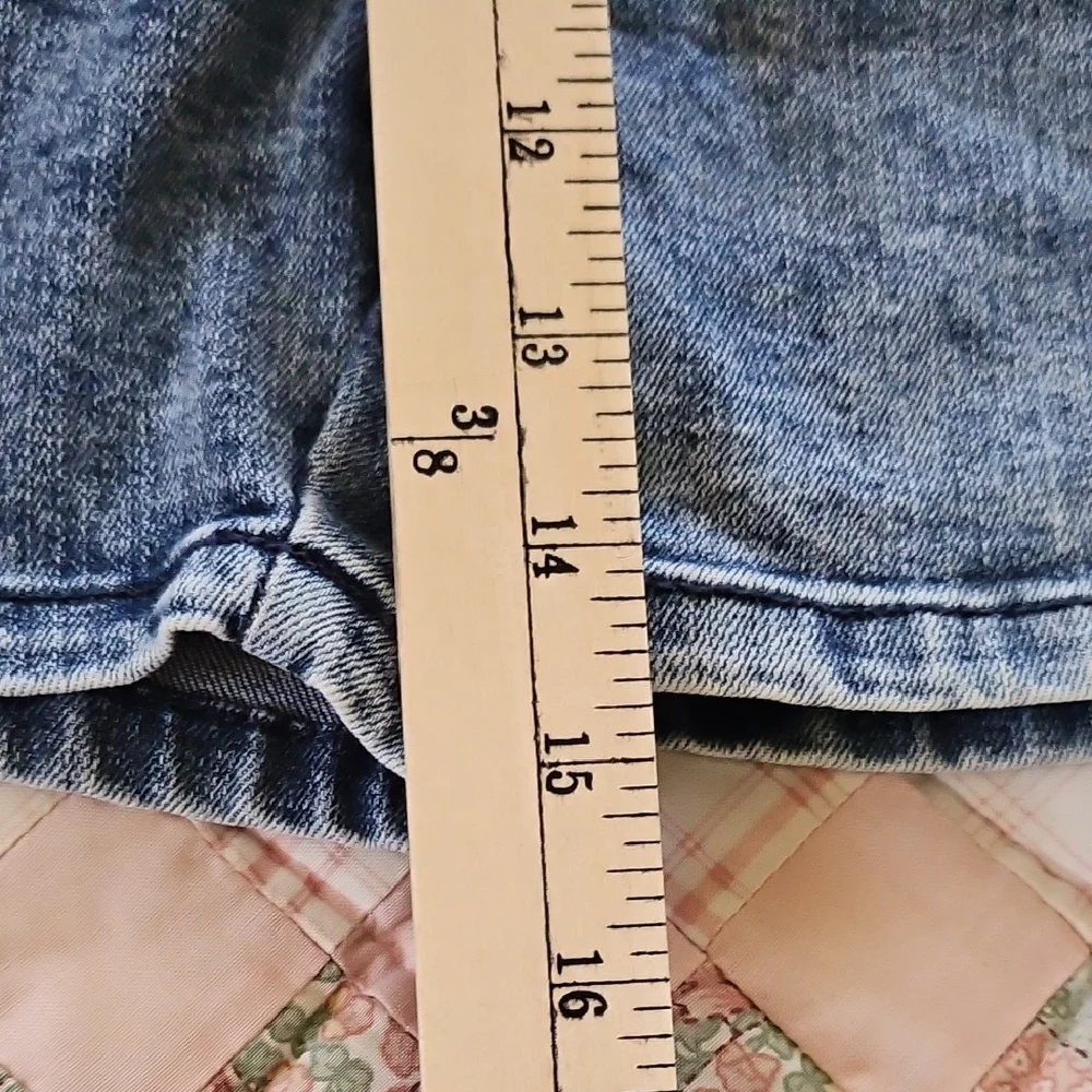 Wonder Nation Kids Denim Bib Overalls- Shorts  18 M. - Picture 6 of 7